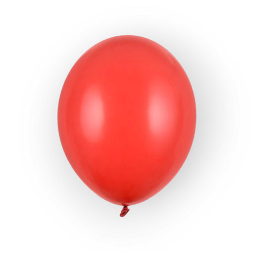 Picture of LATEX BALLOONS SOLID POPPY RED 12 INCH